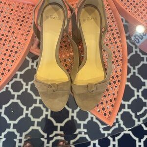 Alexandre Birman Brown Suede Knot Sandals